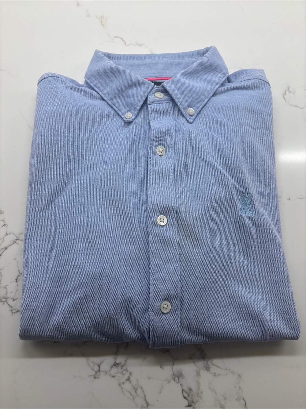 Psycho Bunny Men’s L/S Polo Shirt - Light Blue